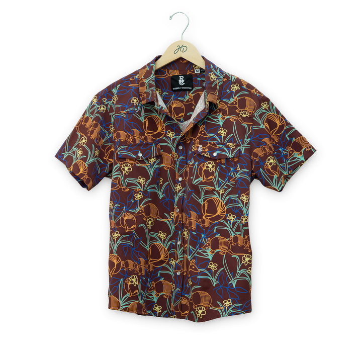 Armadillo Roll Pearl Snap Shirt