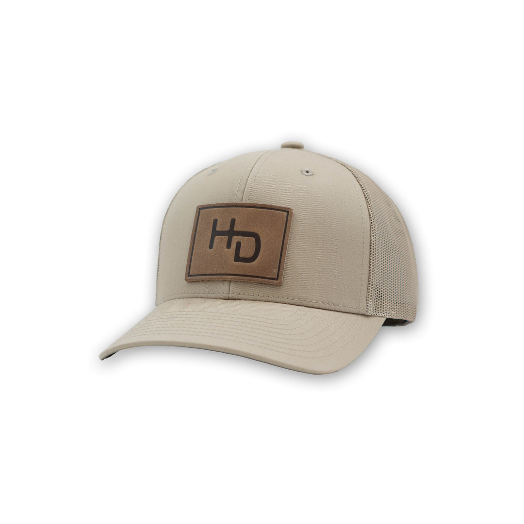 Merc Square Leather Patch Cap