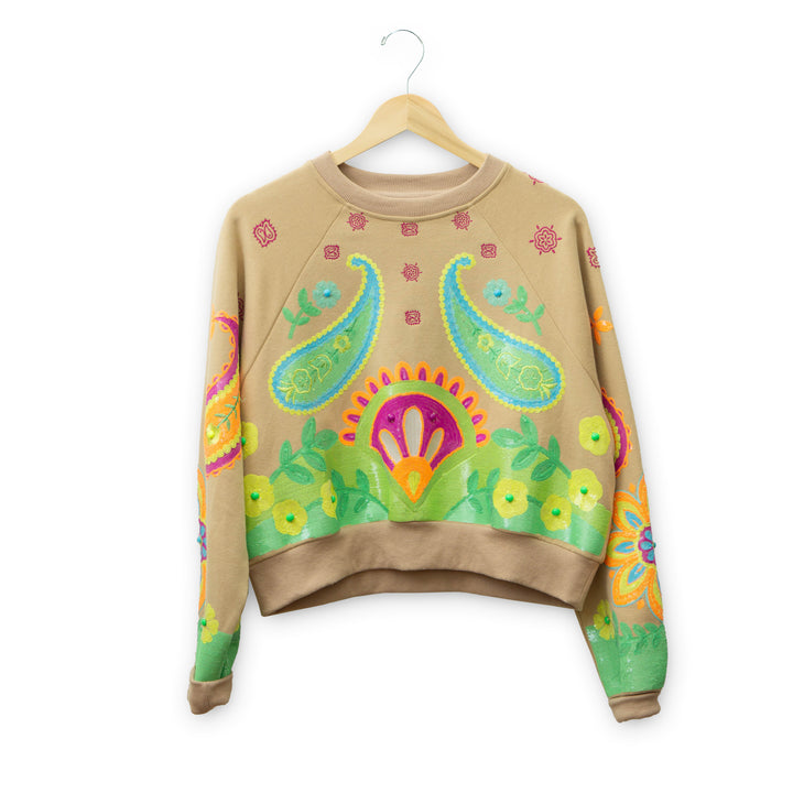 Neon Paisley Sweatshirt #SP26048