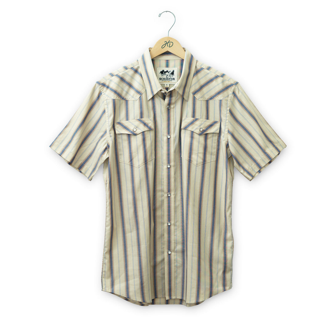 Vintage Cotton Pearl Snap Shirt