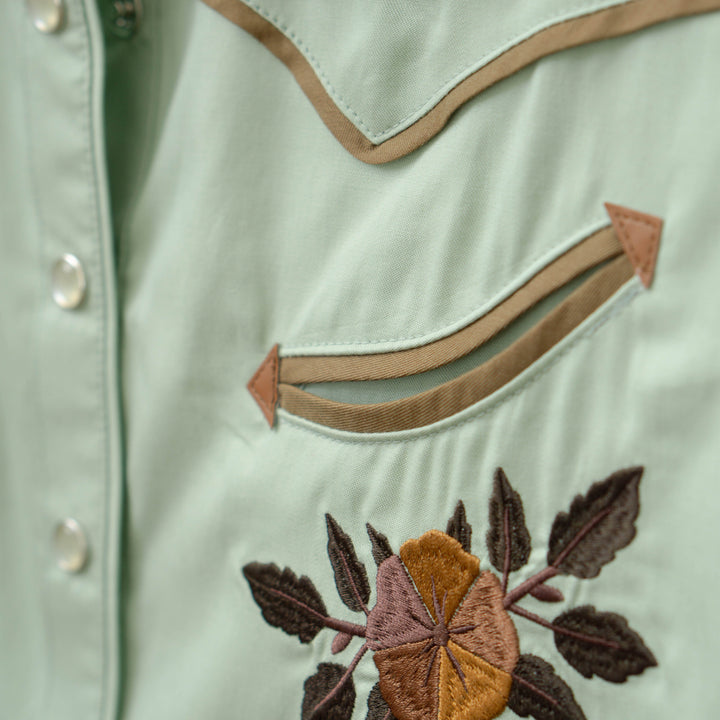 Embroidered Snap Shirt