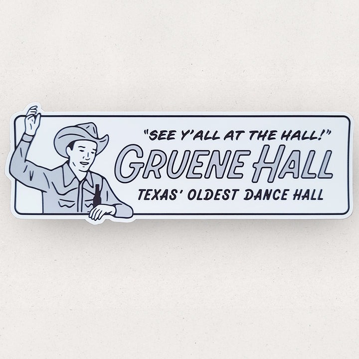See Y'all at the Hall Bumper Sticker