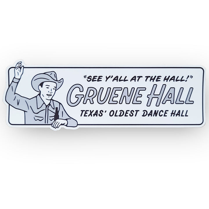 See Y'all at the Hall Bumper Sticker