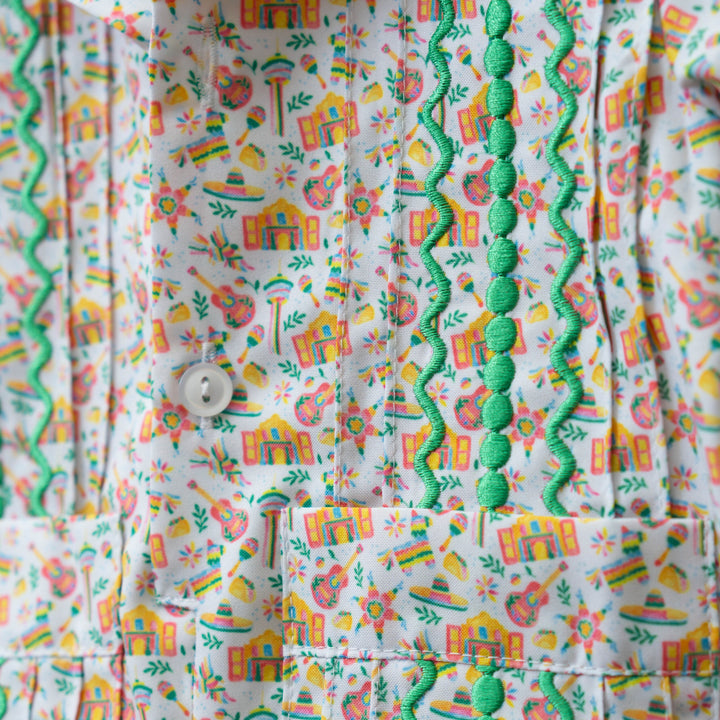 Kids Guayabera Romper
