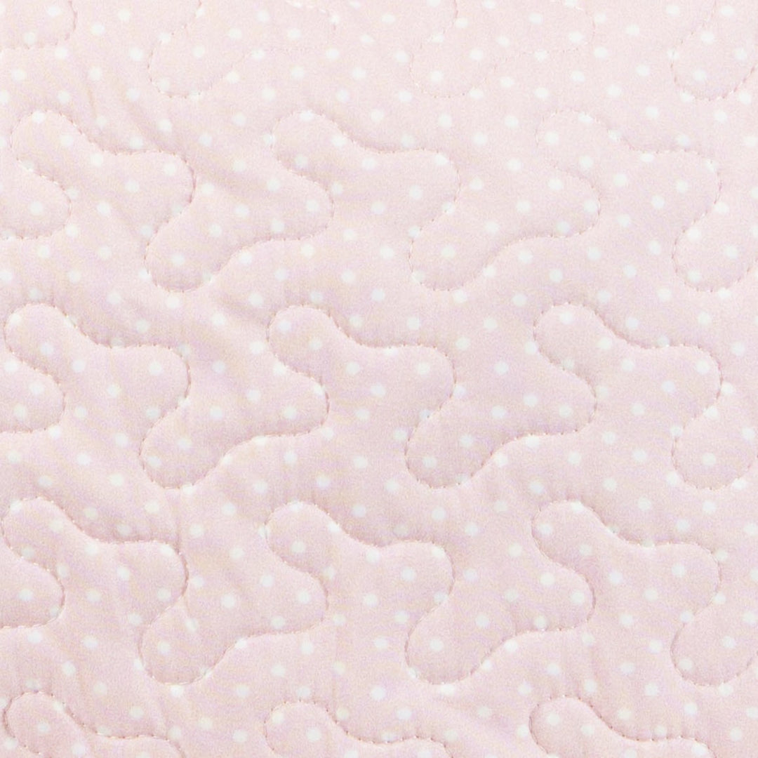 Sunny Dots Quilted Zipper Tote Bag