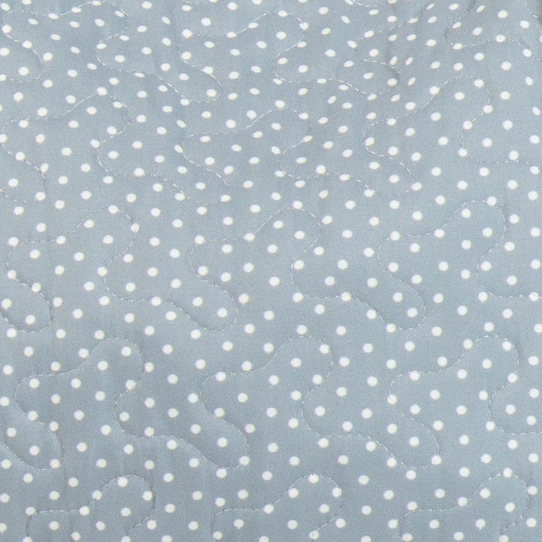 Sunny Dots Quilted Zipper Tote