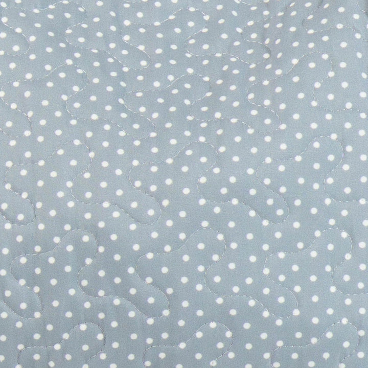 Sunny Dots Quilted Zipper Tote