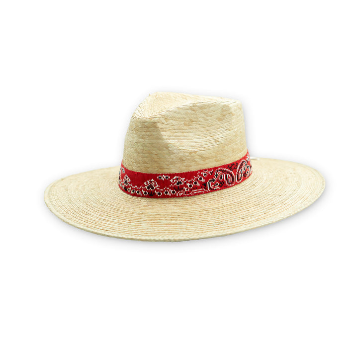 Red Bandana Palm Hat