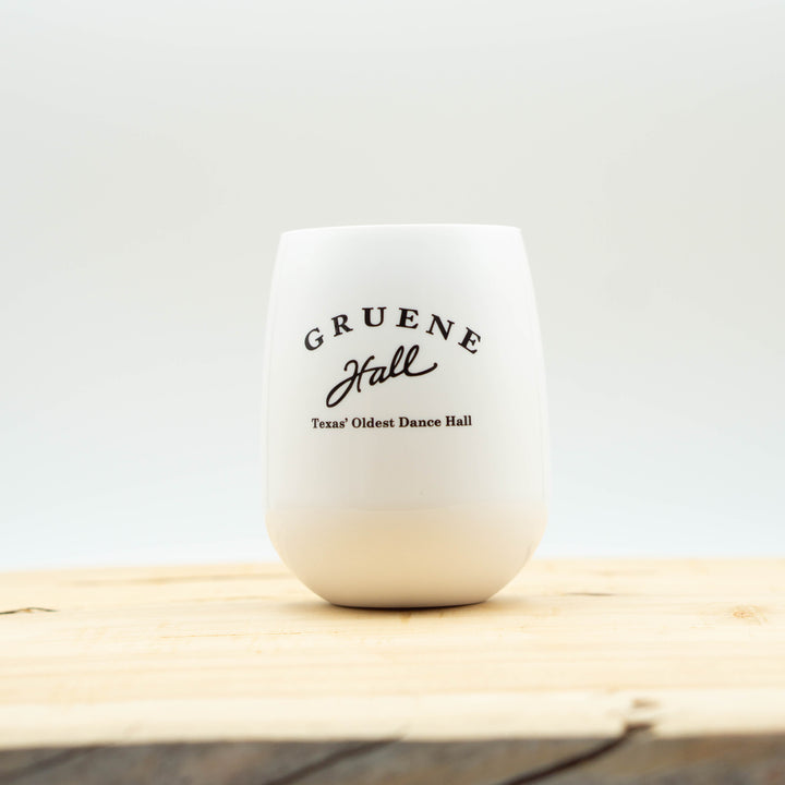 Gruene Hall Logo Symglass Wine Glass 12oz.