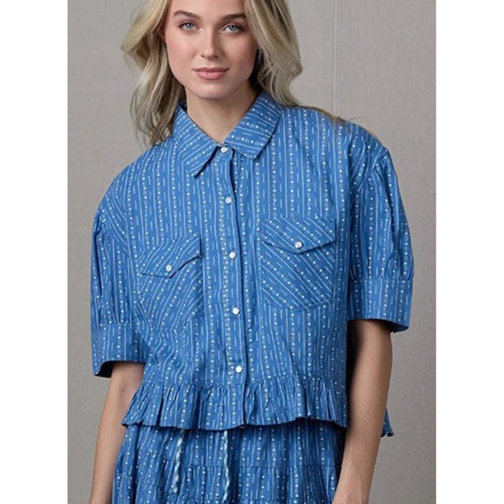 Bunting Blues Top #T4207