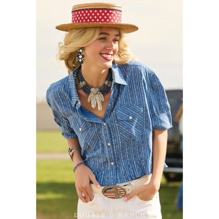 Bunting Blues Top #T4207