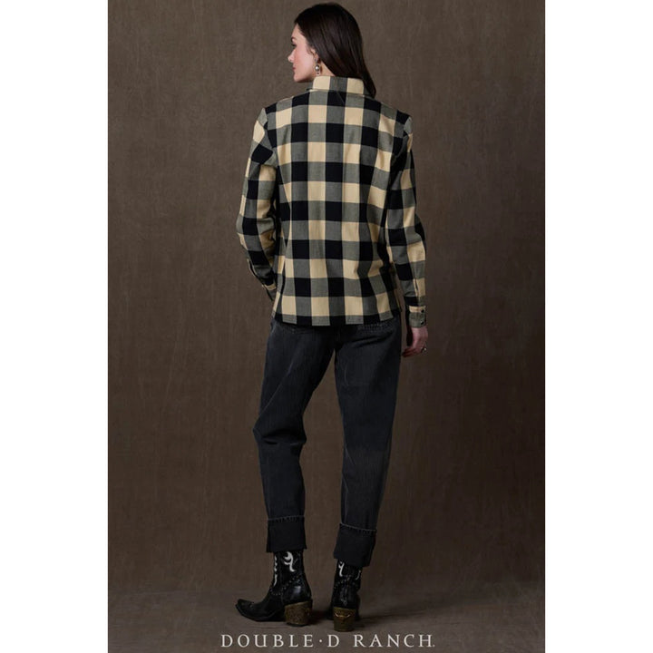 Lease Lady Plaid Pearl Snap Shirt #T4234
