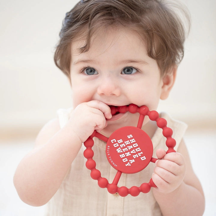 Should Have Been a Cowboy Happy Teether #TE197