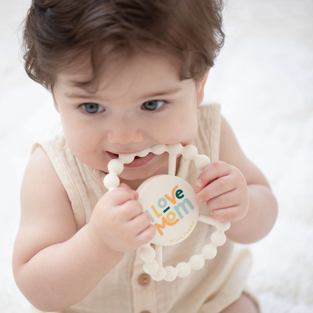 I Love Mom Happy Teether #TE204