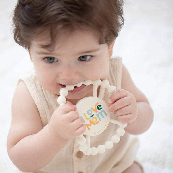 I Love Mom Happy Teether #TE204
