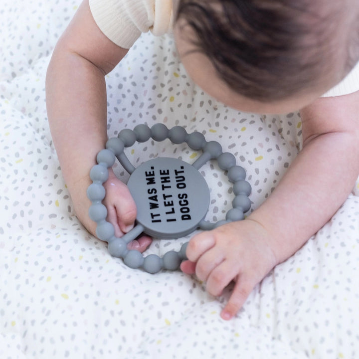 Let The Dogs Out Happy Teether #TE230