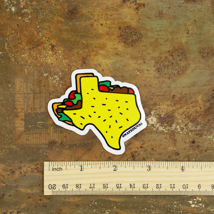 Texas Taco Sticker