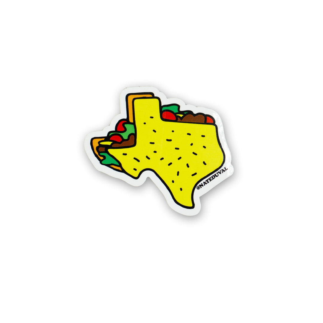 Texas Taco Sticker