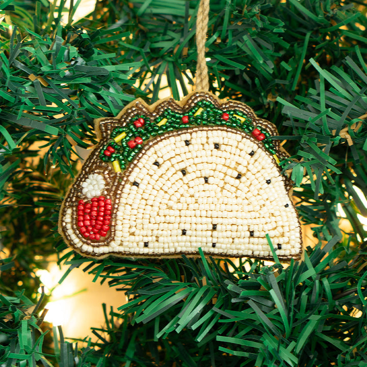 Beaded Taco Ornament #G21702