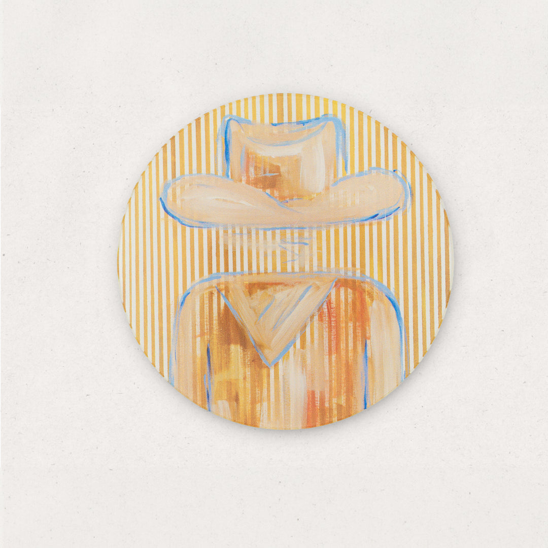 Western Acrylic Coaster