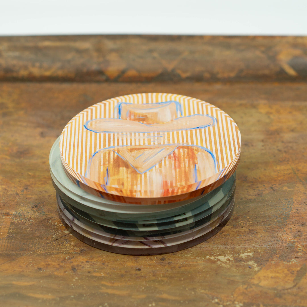 Western Acrylic Coaster