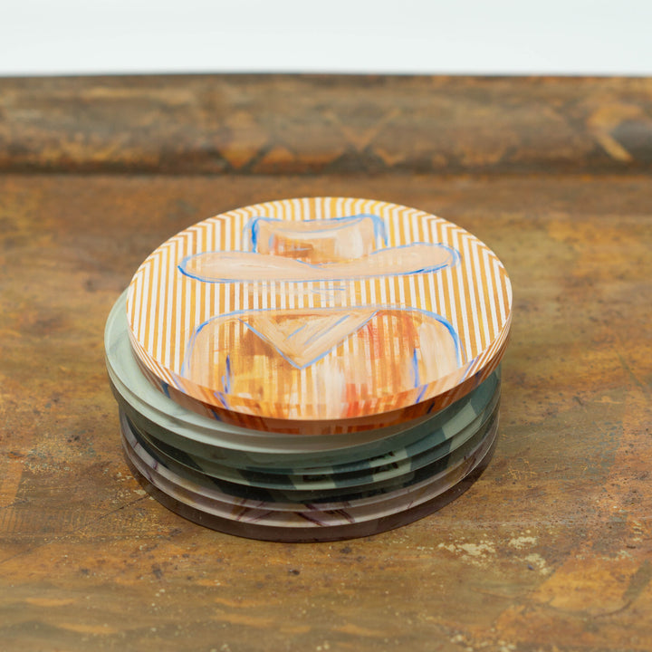 Western Acrylic Coaster