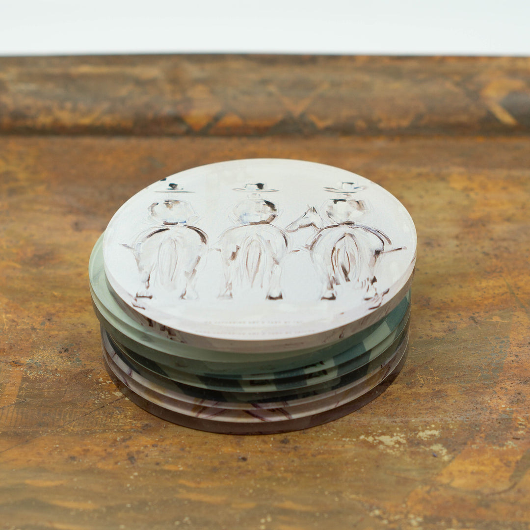 Western Acrylic Coaster