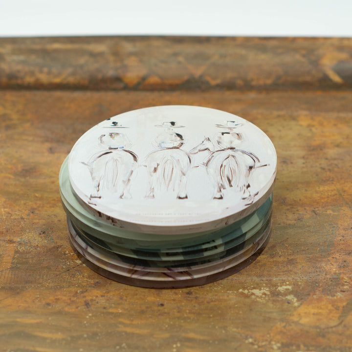 Western Acrylic Coaster