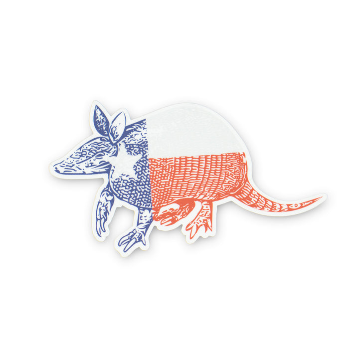 Texas Armadillo Sticker