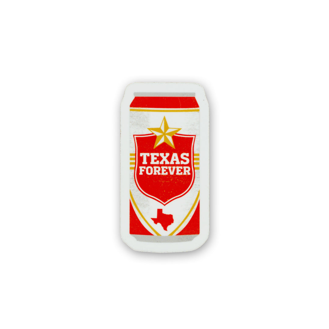 Texas Forever Can Sticker