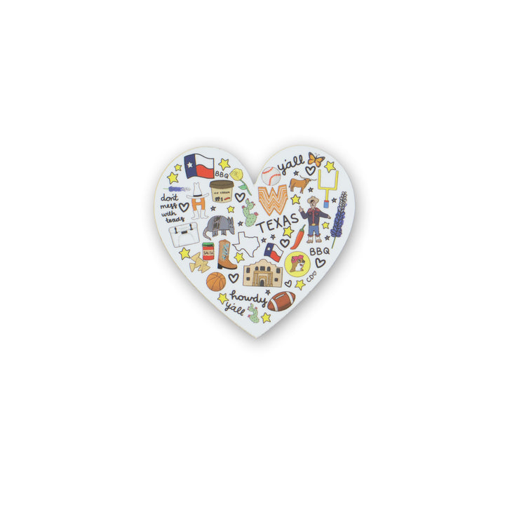 Love For Texas Sticker #323507