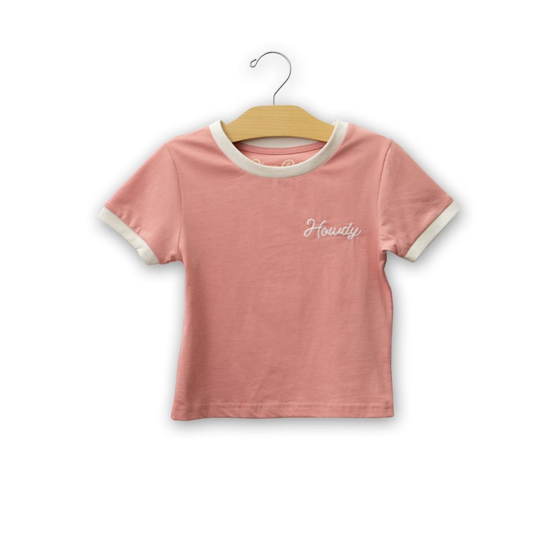 Toddler Howdy Vintage Ringer T-Shirt