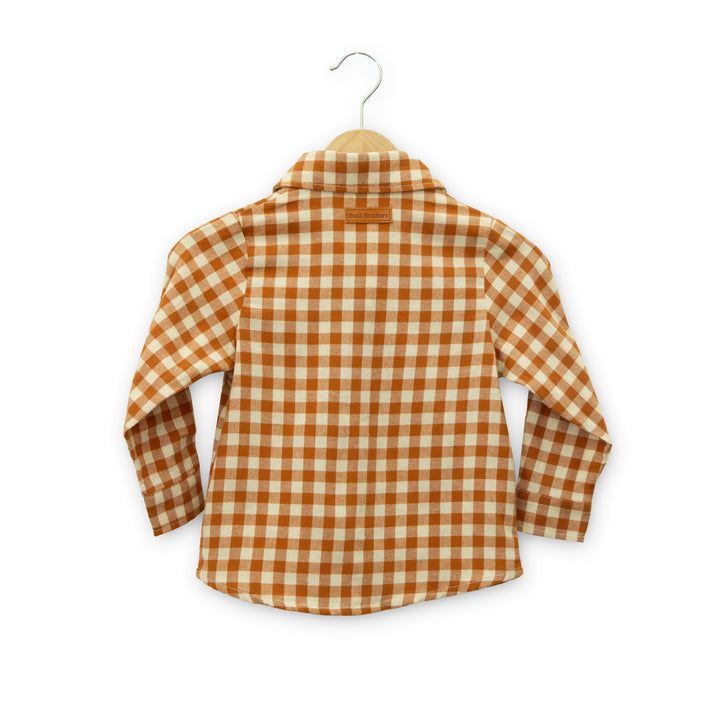 Kids Kasey Gingham Snap Shirt #BBFW2639