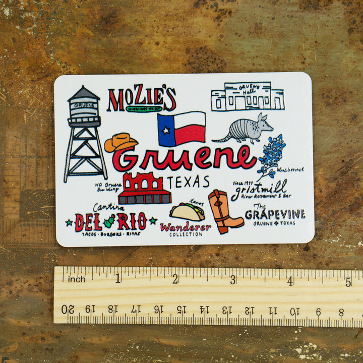 Gruene Texas Wanderer Magnet