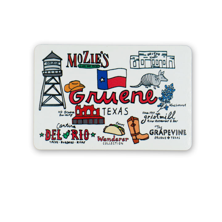 Gruene Texas Wanderer Magnet