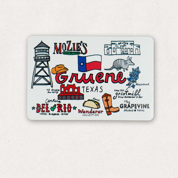 Gruene Texas Wanderer Magnet