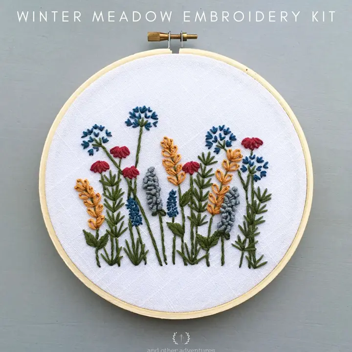Winter Meadow Hand Embroidery Kit #4020WS