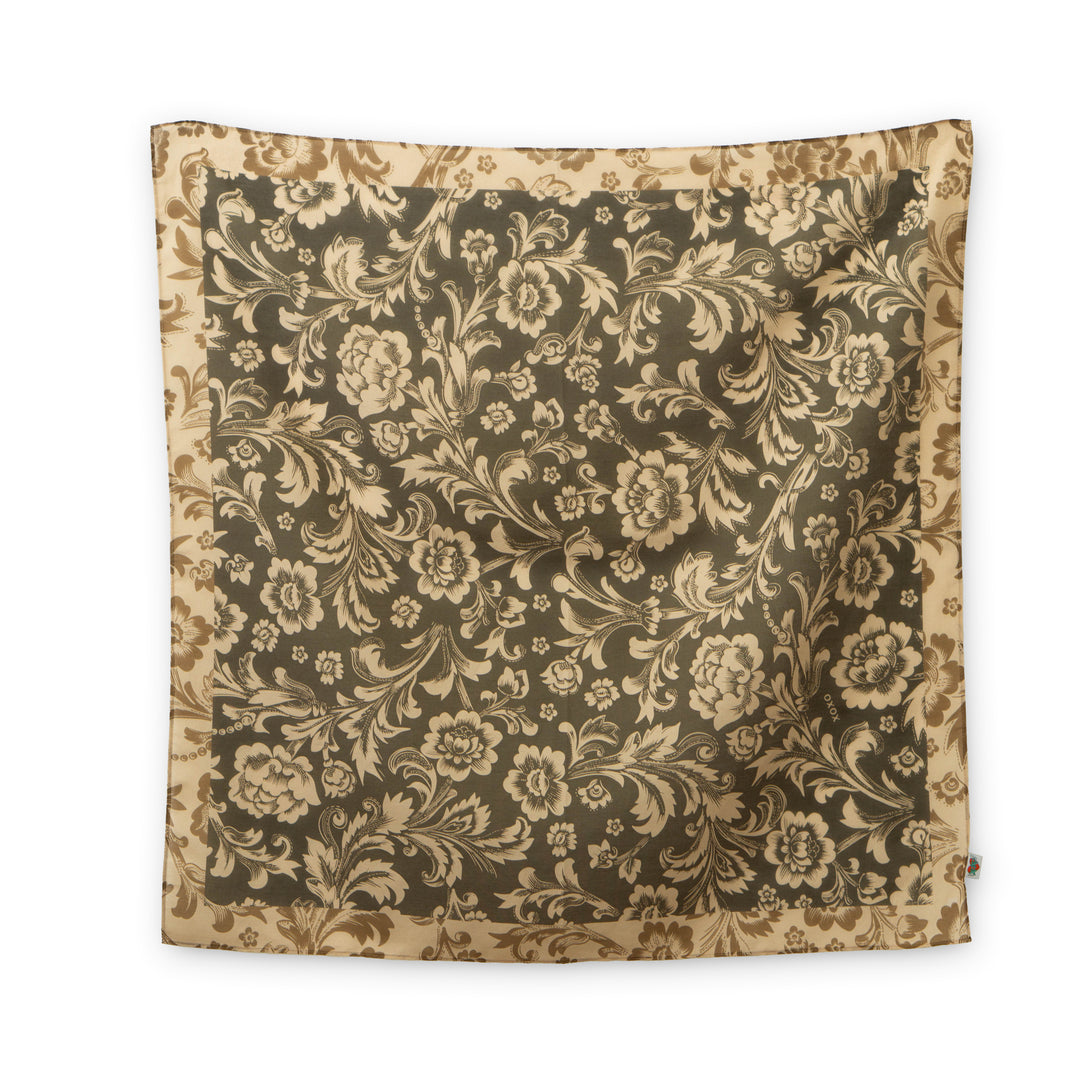 Saddle Flowers Shorty Scarf #5-43