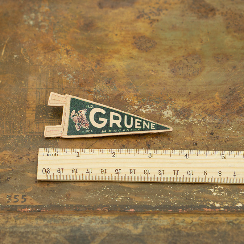 Merc Rodeo Poster Leather Pennant Pin #9-10P