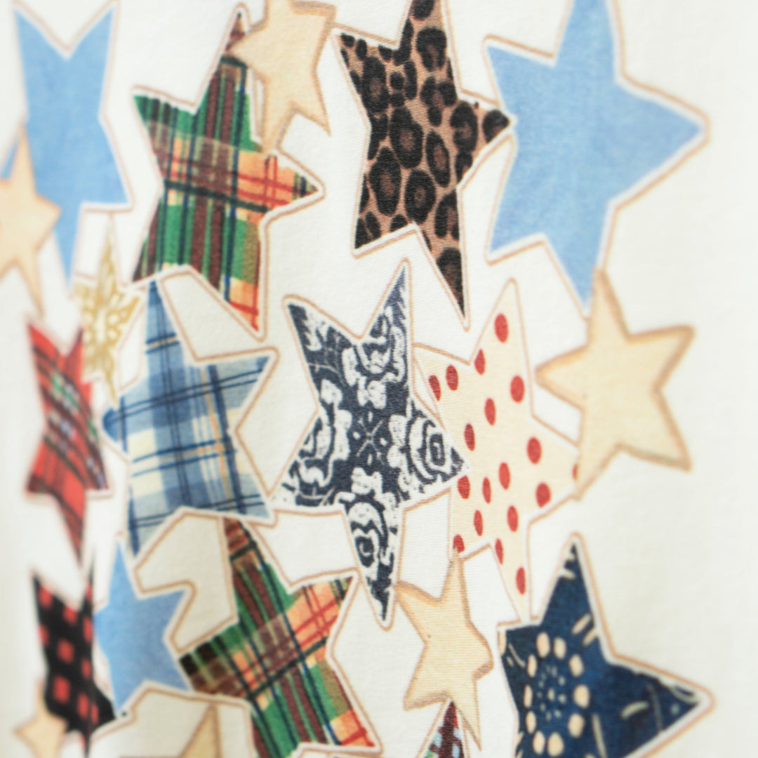 Patchwork Stars Boxy T-Shirt