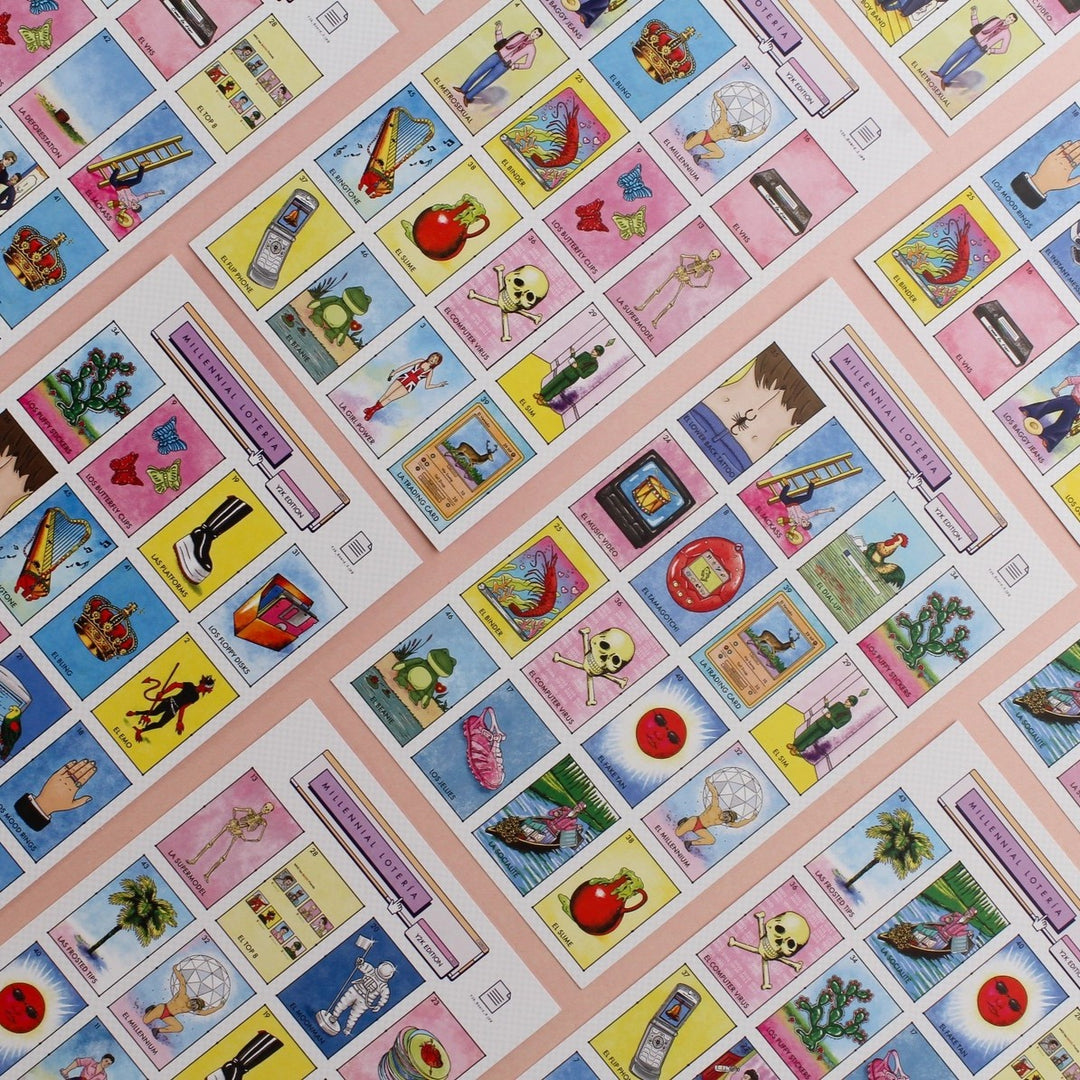 Millennial Lotería: Y2K Edition