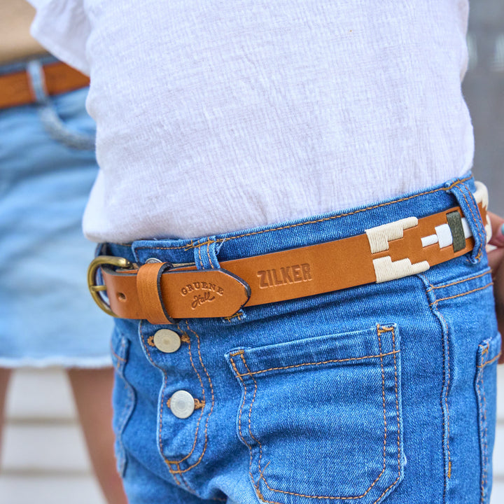 Zilker Belts x Gruene Hall Kids Leather Belt