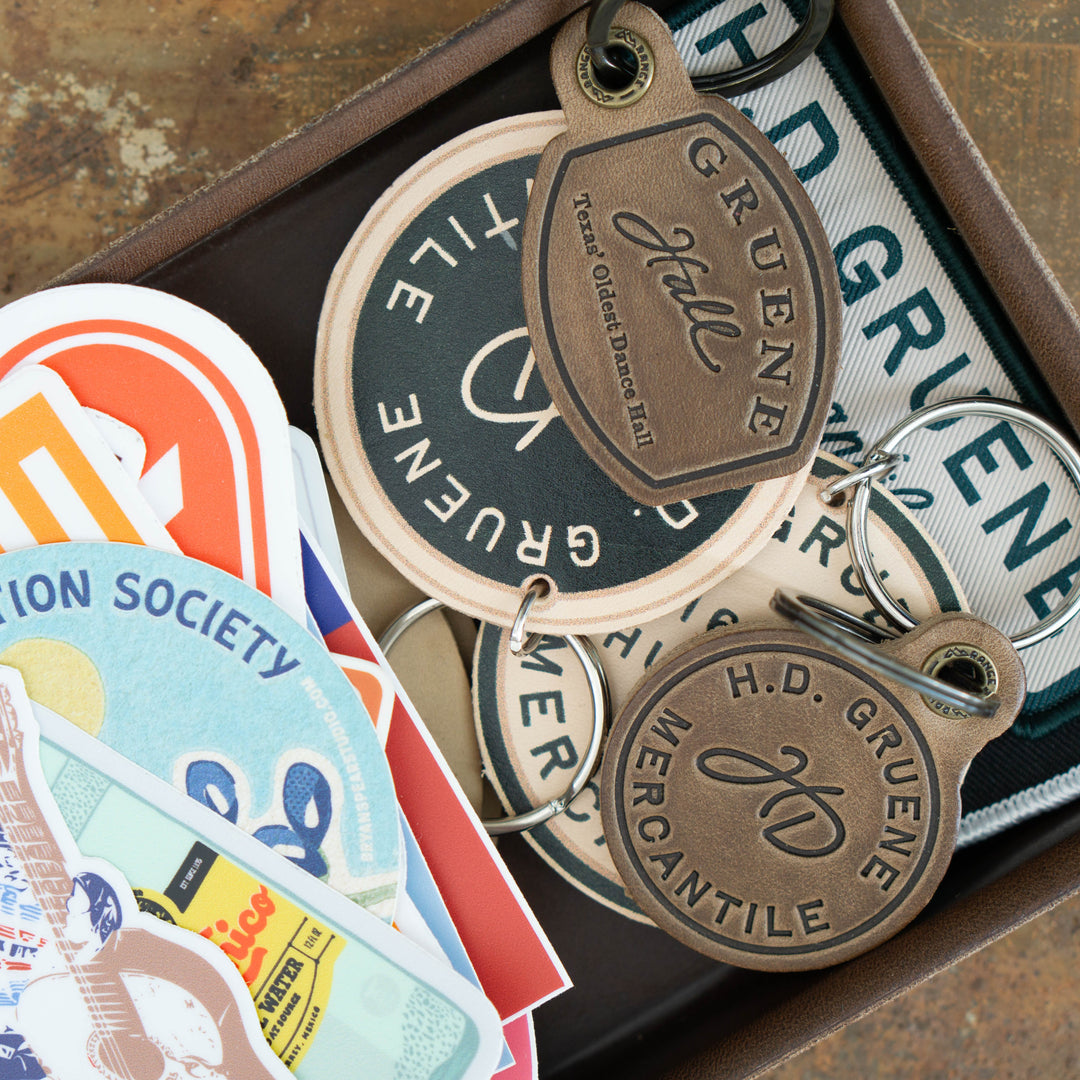 Merc Leather Keychain