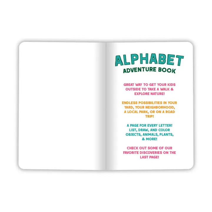 Alphabet Adventure Log Book