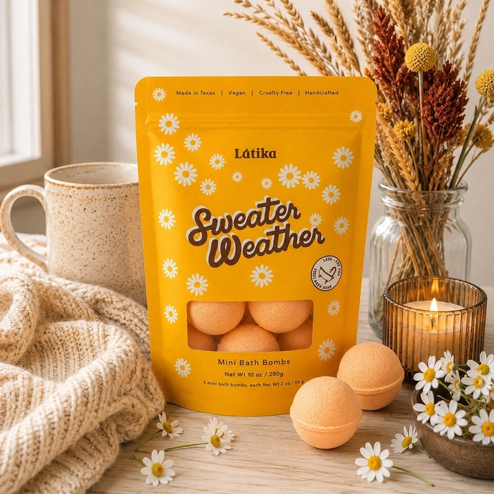 Sweater Weather Mini Bath Bombs