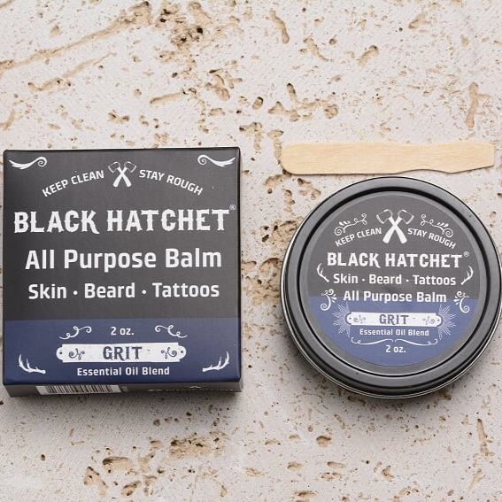 Black Hatchet Beard Balm Grit
