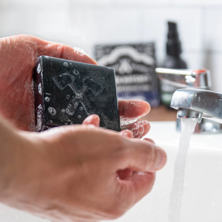 Black Hatchet Bear Charcoal Soap