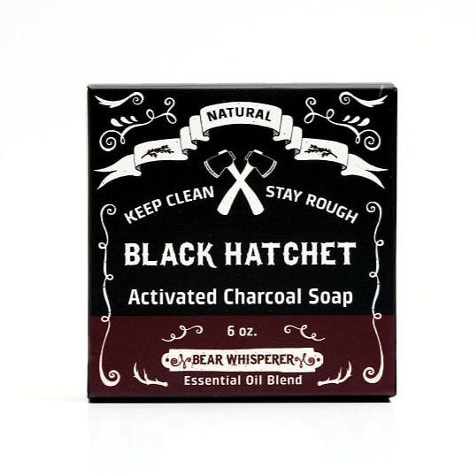 Black Hatchet Bear Charcoal Soap
