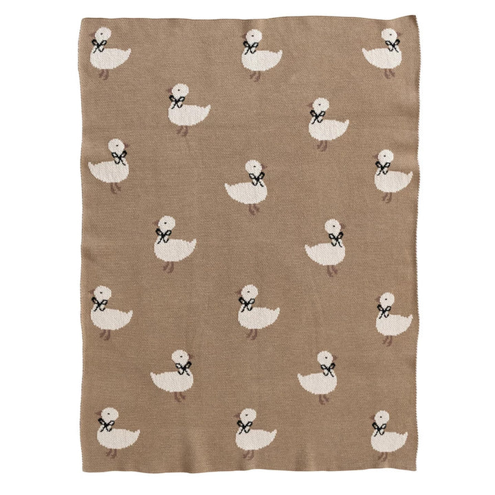 Duckling Cotton Knit Blanket #DG1062