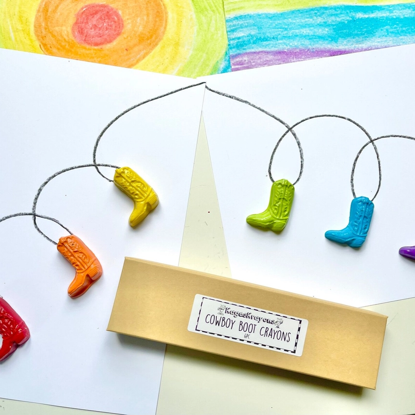 Cowboy Boot Crayons